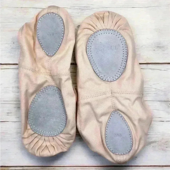 Danzcue Adult Split Leather Sole Ballet Dance Slipper Pink Sz 8.5 M - Picture 4 of 15